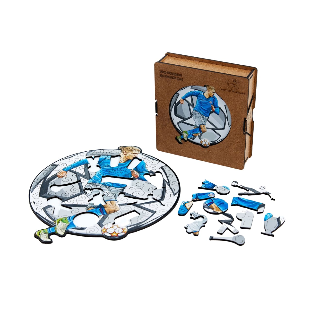 Soccer Stars Player 1 Wooden Puzzle Active Puzzles