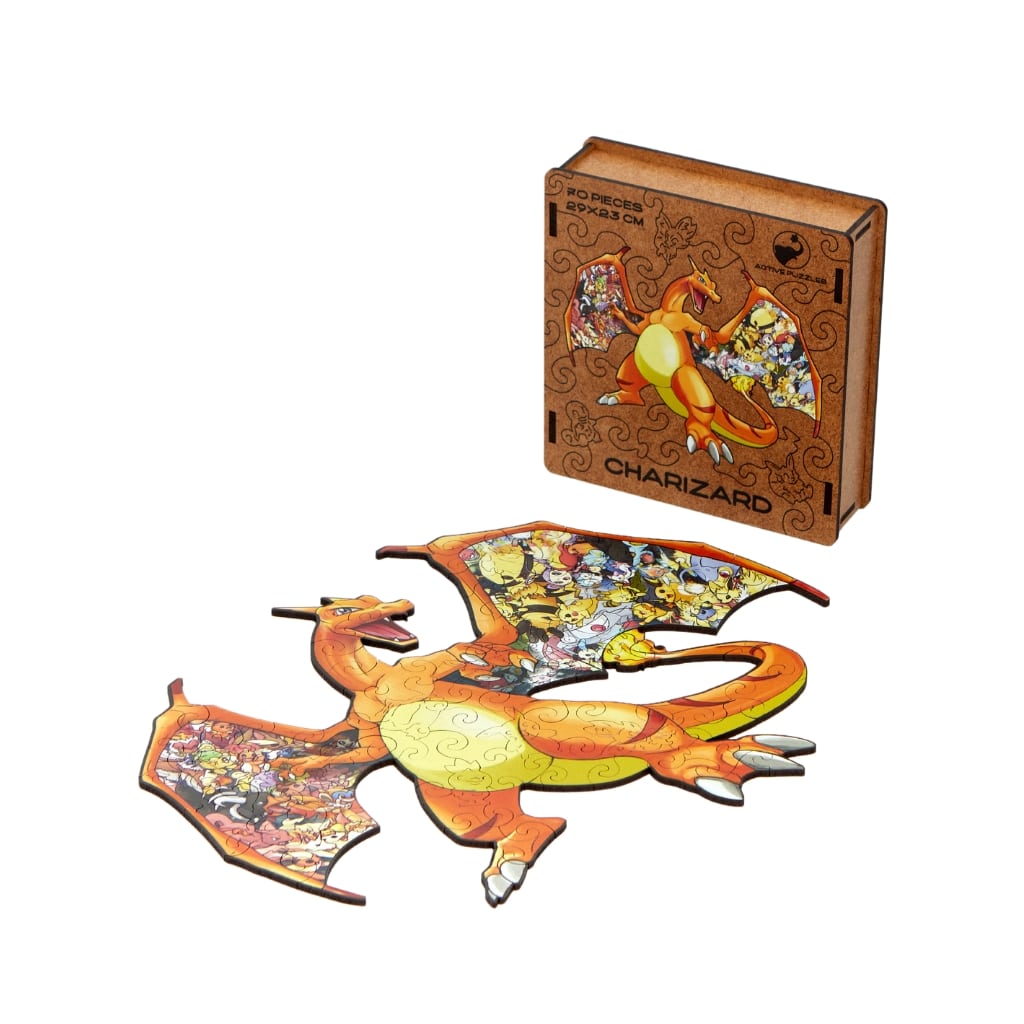 Charizard Jigsaw Puzzle unboxing view