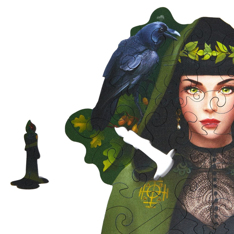 The Witch of Wealth Jigsaw Puzzle detailed view