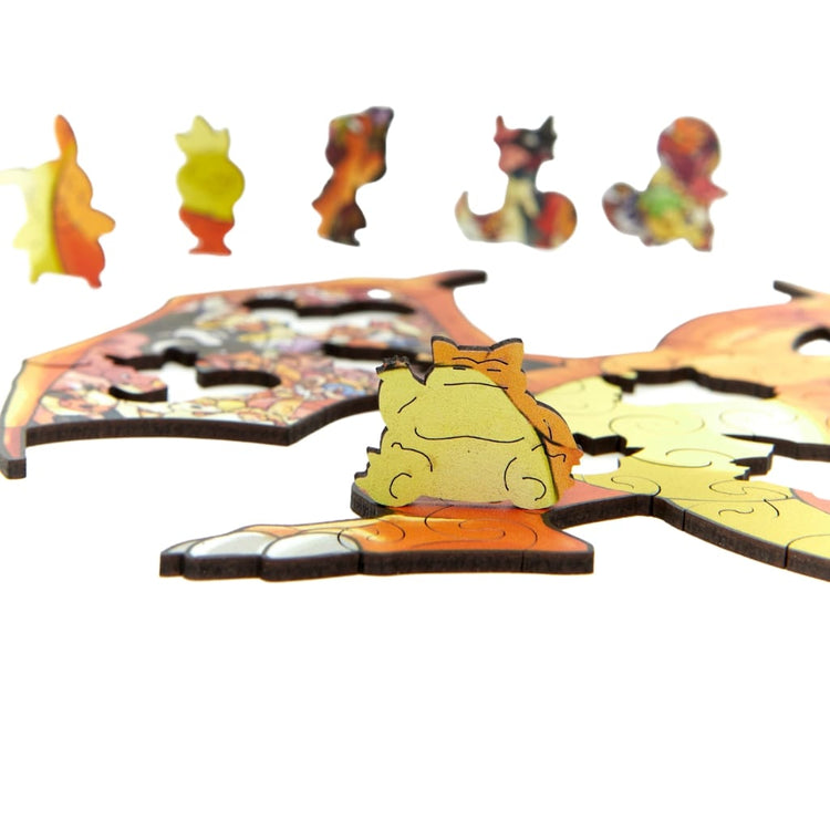 Charizard Wooden Puzzle detailed view