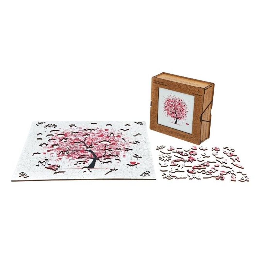 Tree of Hearts Wooden Puzzle | Wooden Jigsaw Puzzle Active Puzzles