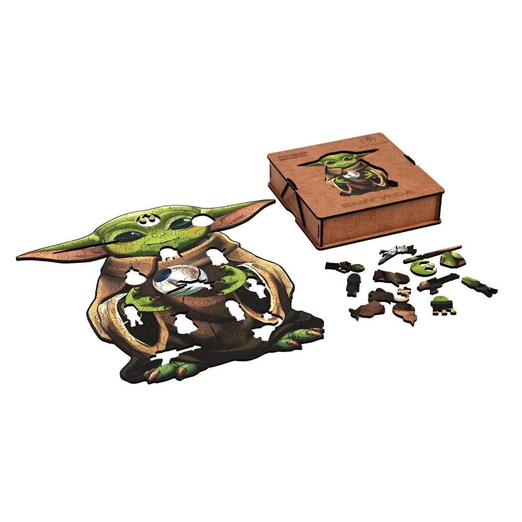 Baby Yoda JIgsaw Puzzle with missing parts