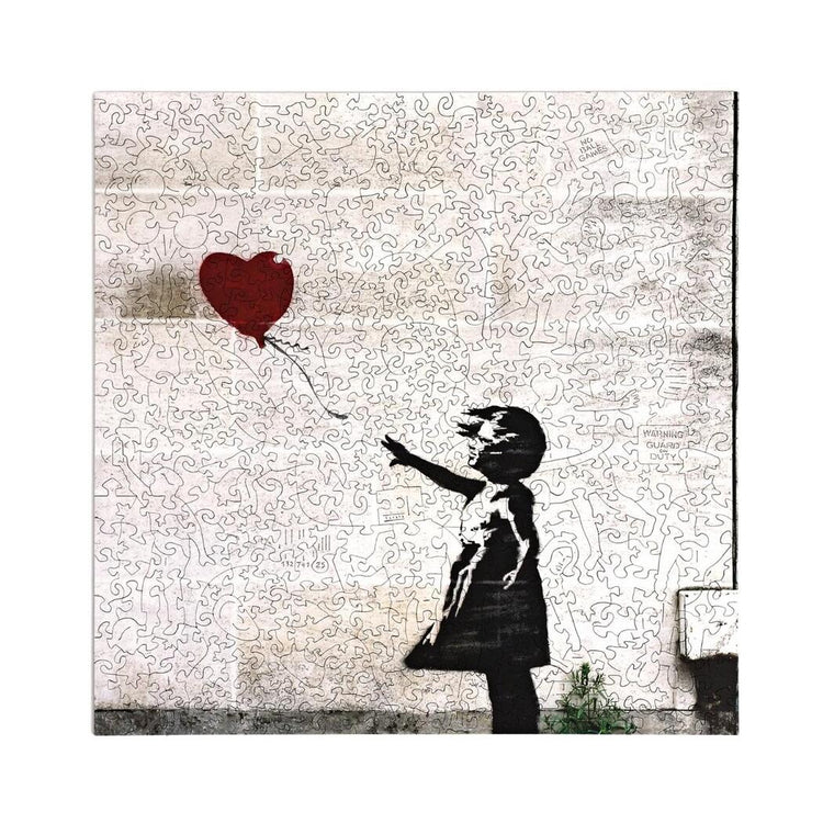 Girl with Balloon, Banksy Wooden Puzzle 40 x 40