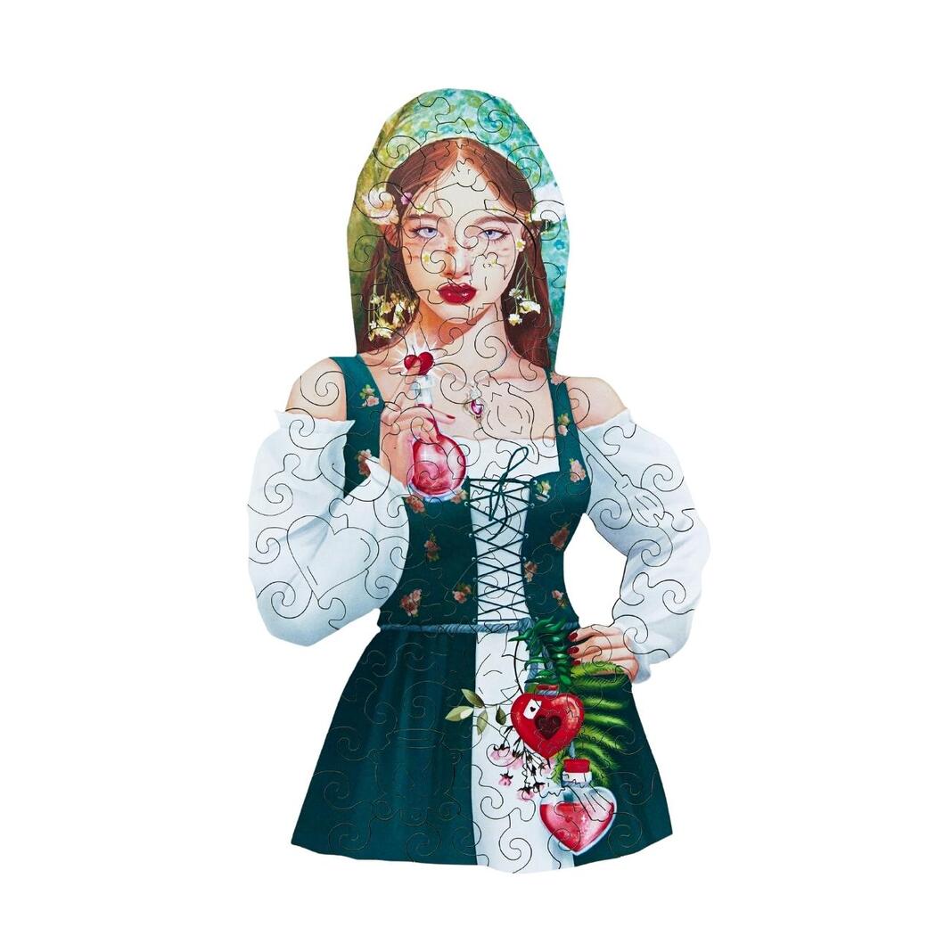 Love Witch Wooden Puzzle