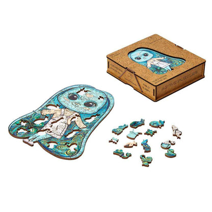 Pigly Green Rabbit Wooden Puzzle | Wooden Puzzles Active Puzzles