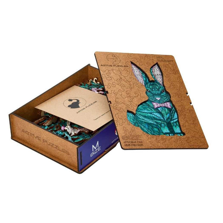 Mint Rabbit Wooden Puzzle for adults 42 x 25 cm 200 pieces