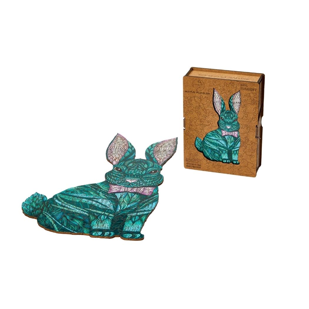 Mint Rabbit Wooden Puzzle for adults 42 x 25 cm 200 pieces