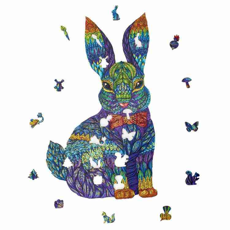 Rabbit Missing Wooden Puzzles