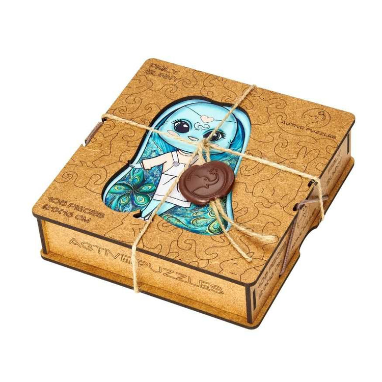 Bound Bunny Wooden Puzzles Box