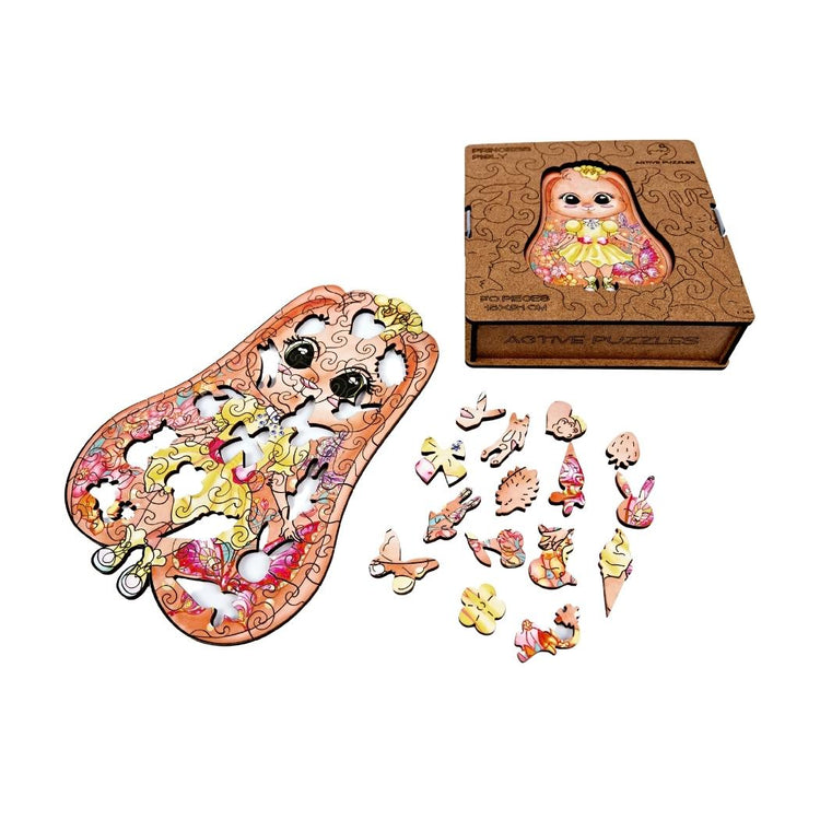 Pigly Pink Rabbit Jigsaw Puzzle Unboxing view