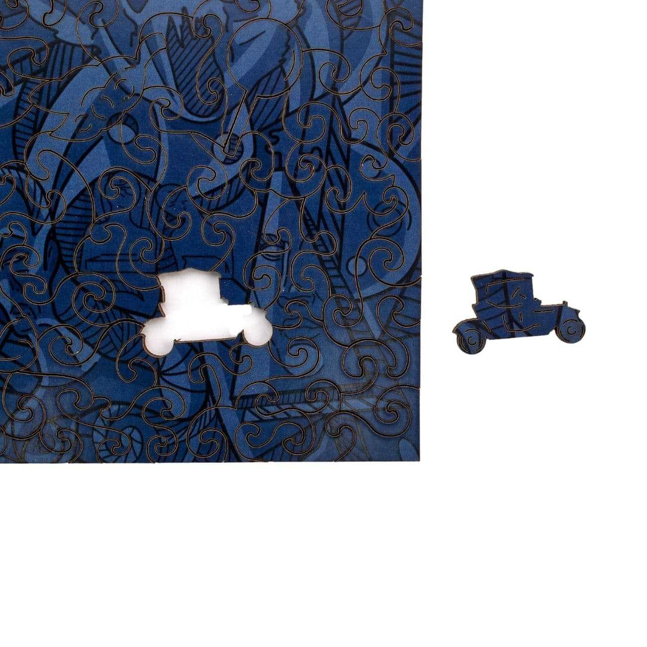Missing piece of Salvador Dalí wooden puzzles