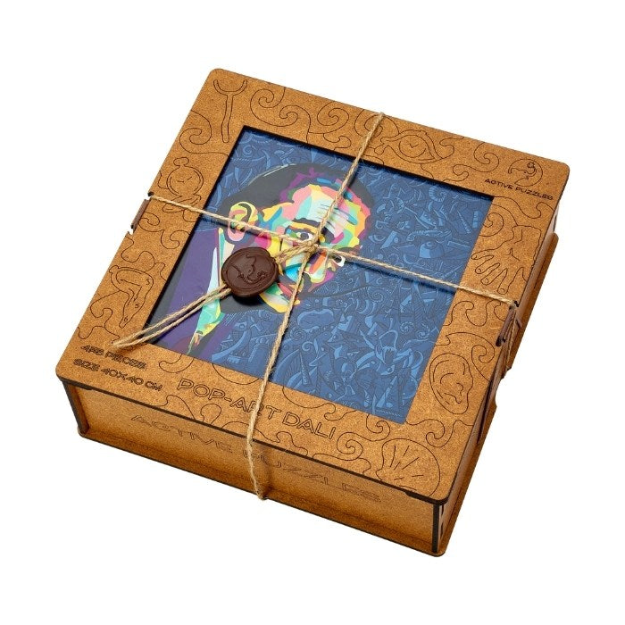 pop art dali wooden puzzle box