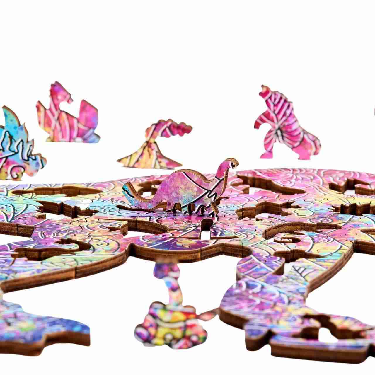 Dinosaur Jigsaw Puzzle for children detailed view