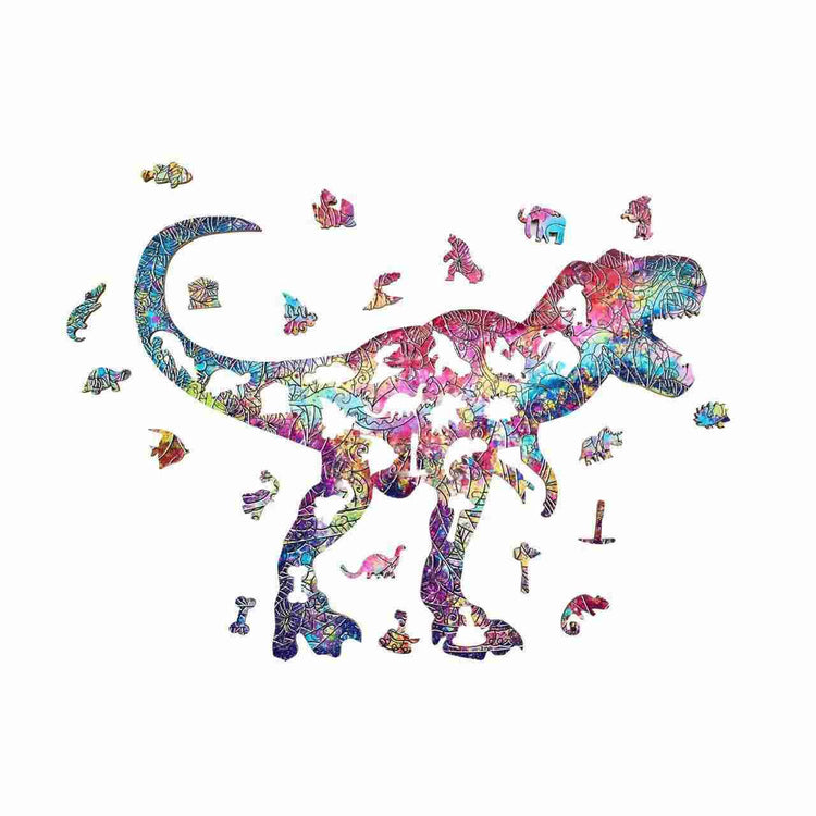 Dinosaur Puzzle Jigsaw Puzzle for children with different pieces