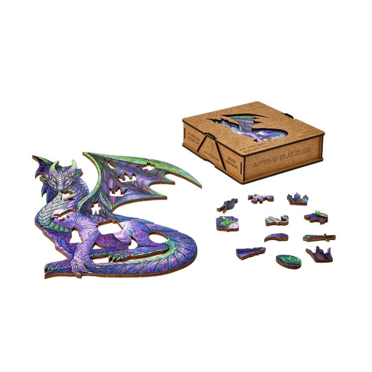 Dragon Puzzle Jigsaw Puzzle for children unboxing view