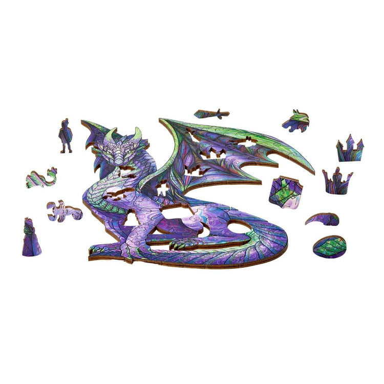 Dragon Puzzle Jigsaw Puzzle for children missing pieces