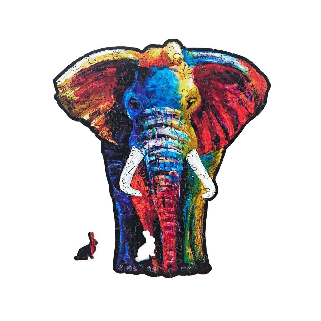 Elephant Wooden Puzzle | Elephant Jigsaw Puzzle Active Puzzles