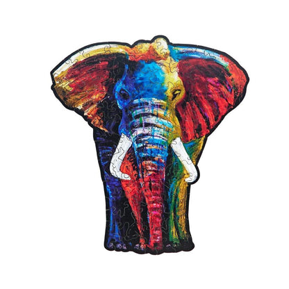 Elephant Wooden Puzzle | Elephant Jigsaw Puzzle Active Puzzles