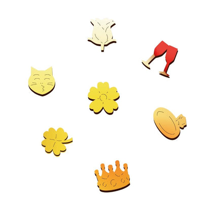Emoji Three Hearts Wooden Puzzles | Kids Puzzle Active Puzzles