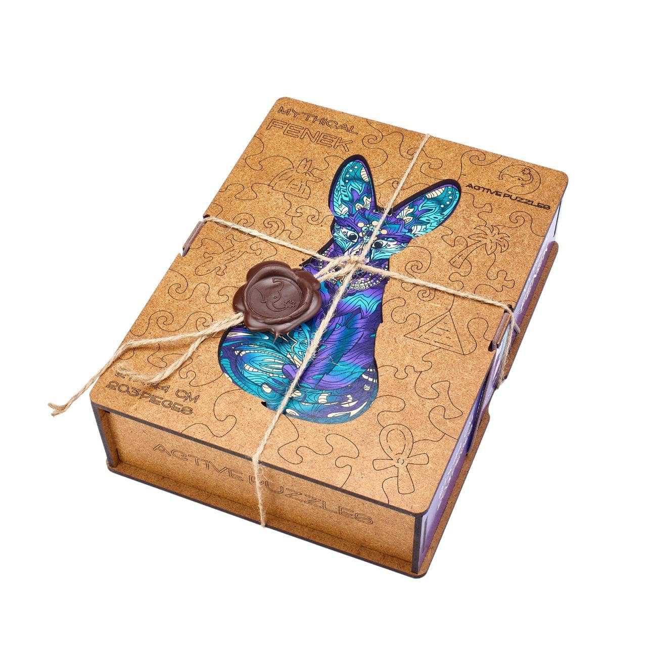 Violet Fenec Wooden Puzzle | Animal Wooden Puzzles Active Puzzles
