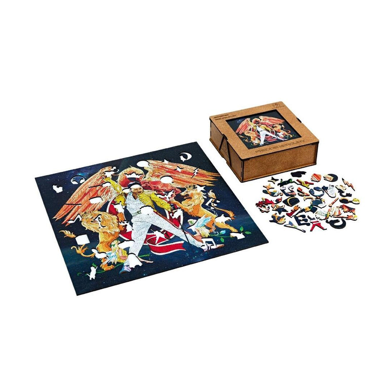Freddie Mercury Jigsaw Puzzle 40 x 40 unboxing view