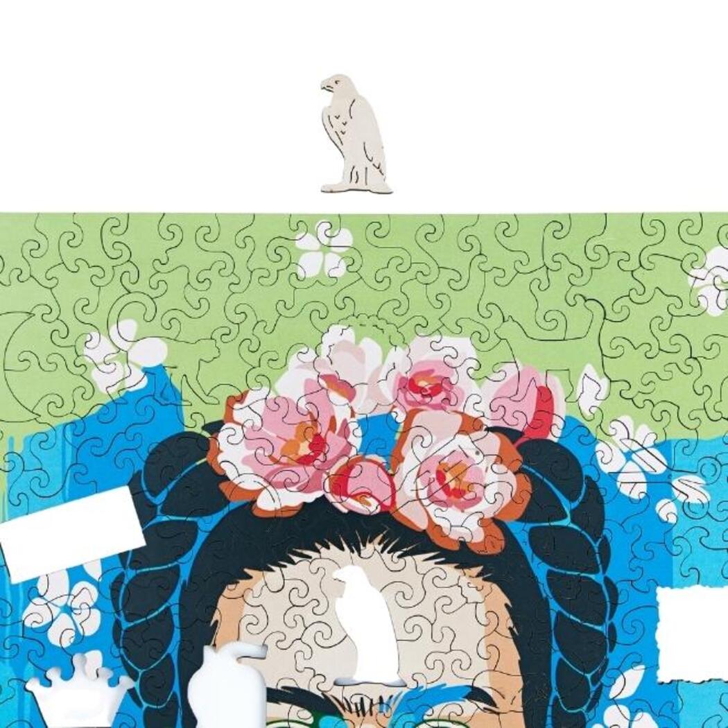 Ravensburger Puzzle 300 Pezzi Adulti – Frida Kahlo, In Legno