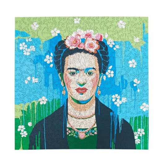 frida kahlo wooden puzzle front view