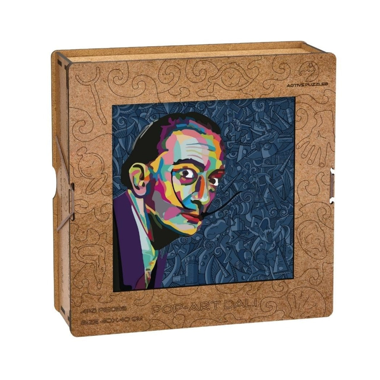 Dalí Wooden Puzzle 40 x 40 boxing view
