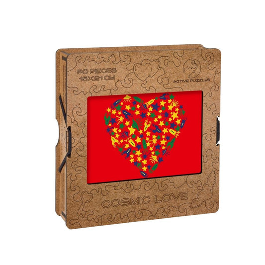 Cosmic Love Wooden Puzzle Boxing View
