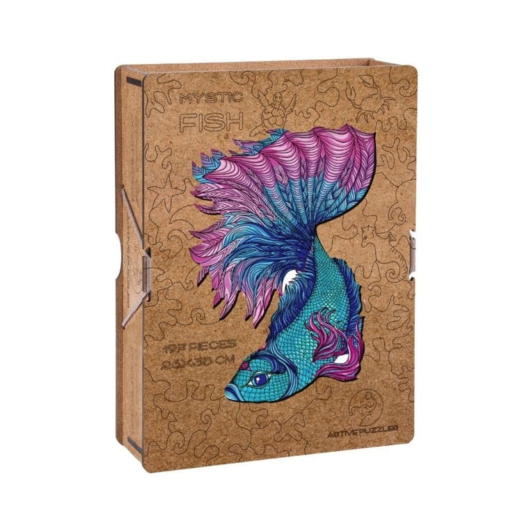 Poisson Mystique | Puzzle en bois | 35 x 26 cm | 197 pièces