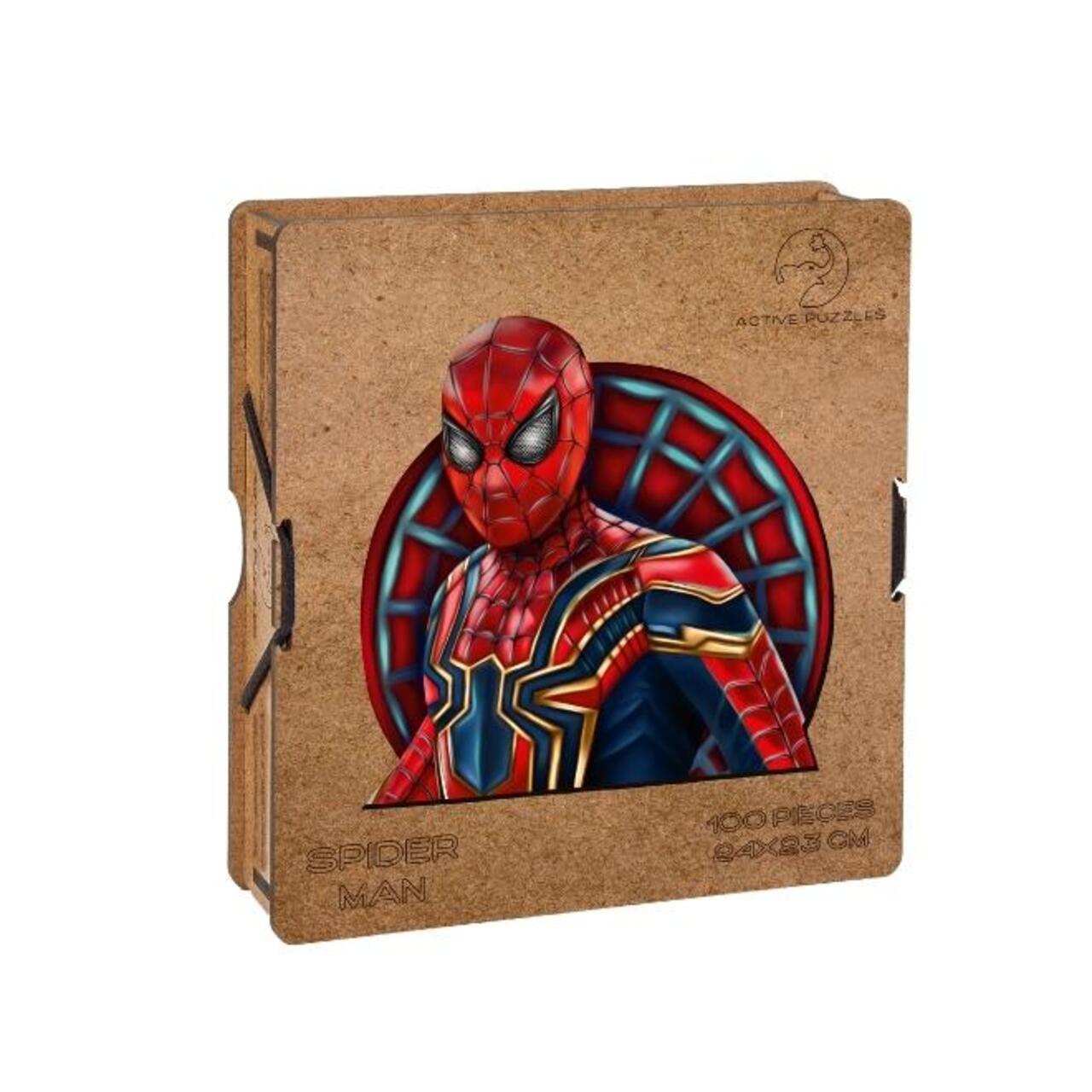 Spiderman Wooden Puzzle boxing view