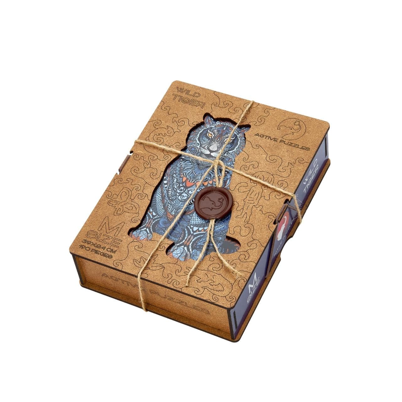 Bound Tiger Wooden Puzzles Box