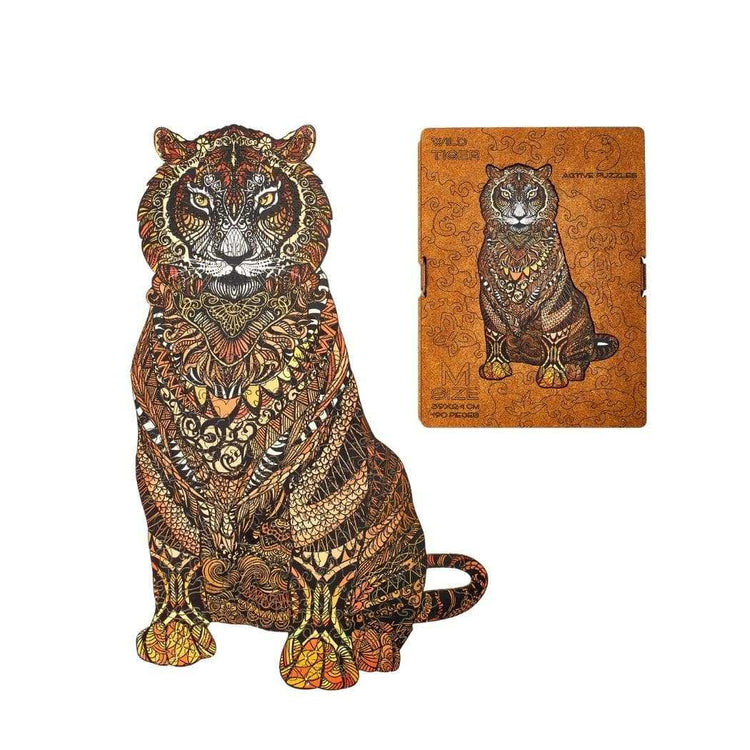 Completed Tiger Wooden Puzzles