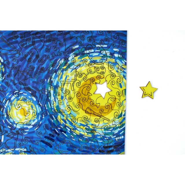 star missing starry night wooden puzzles