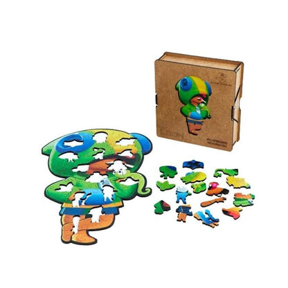 Leon Brawl Stars Wooden Puzzle | Games Puzzles Active Puzzles